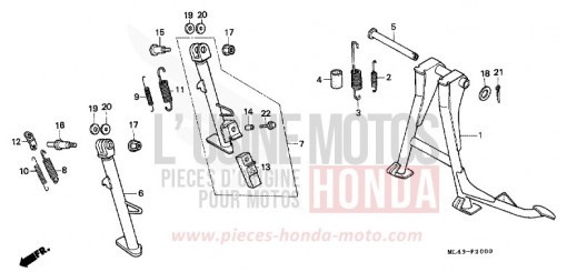 BEQUILLE CB450SJ de 1988